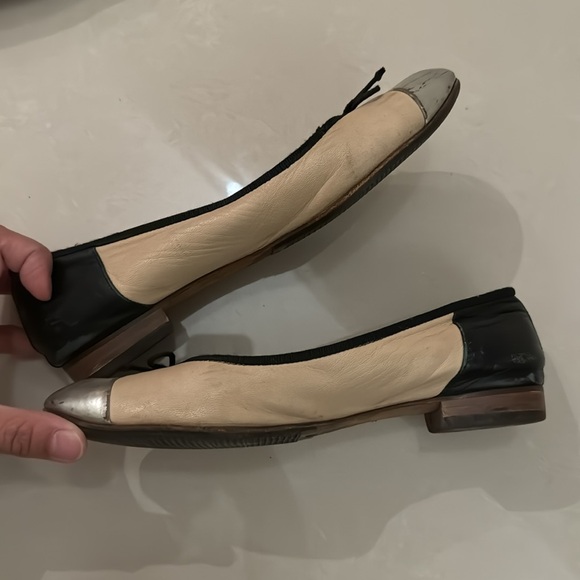 Jcrew color block leather flats size 6 - Picture 2 of 3